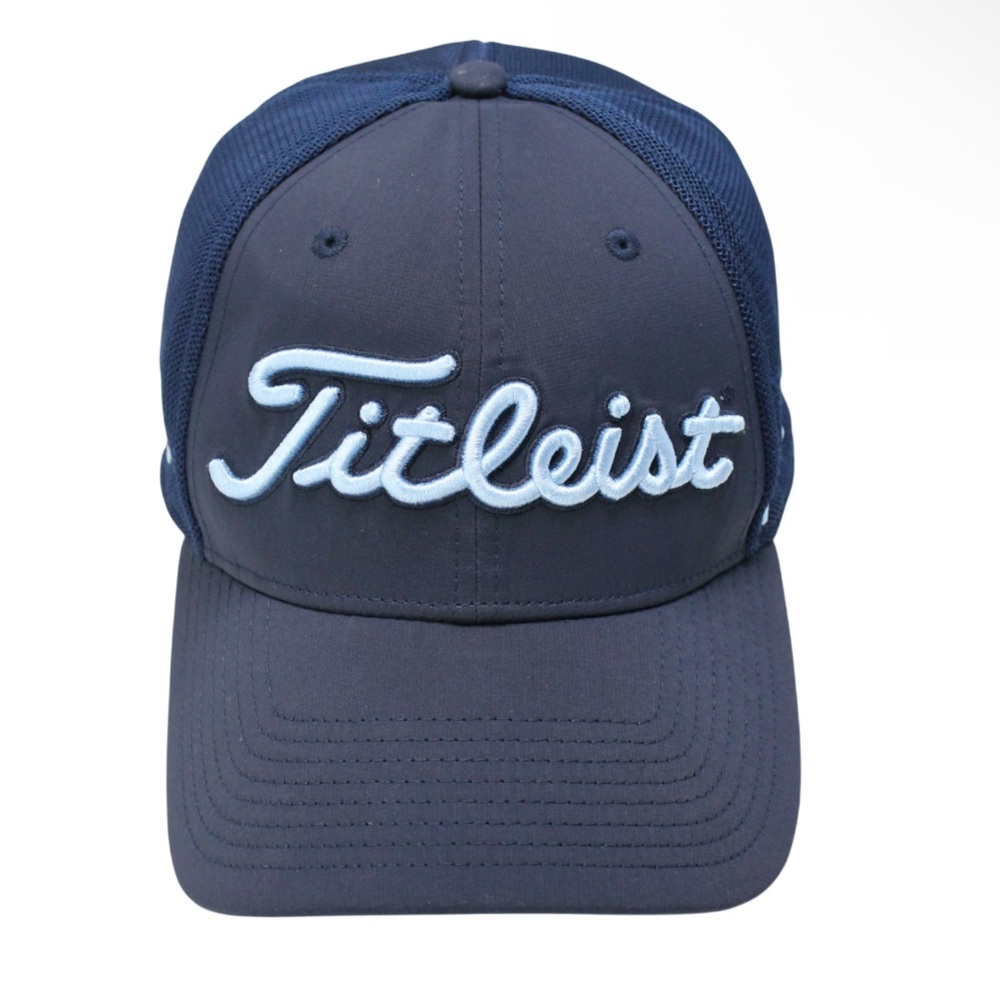 Titleist Navy Blue USA Tour Performance Foot Joy Pro V1 Adjustable Golf Hat